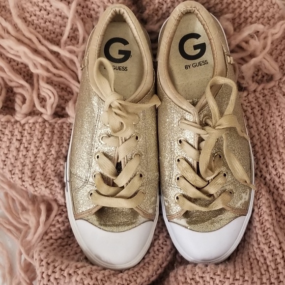 guess sneakers glitter